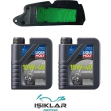 GİVİS Honda Adv 350 Liqui Moly Yağ ve Hava Filtre Bakım Seti BS0007