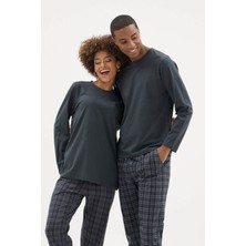 Kly Sevgililer Günü Valentine's Day Yeni Sezon Konsept Kadın Erkek 2 Li Pijama Takımı Çiftlere Özel