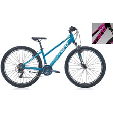 Carraro Force 701 21-V Vb Dağ Bisikleti - Mat Siyah-Fuşya-Beyaz - 43 cm