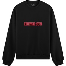 The Lucid Lab Hamilton / Ferrari Oversize Sweatshirt - Siyah