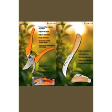 Normadia Çiftli Bahçe Kesim Seti: Budama Makası, Bağ Makası ve Aşı Çakısı