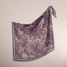 Piramit Coolness Viscon Eşarp | Kır Çiçeği