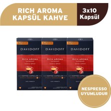 Tchibo Davidoff Rich Aroma Espresso Kapsül Kahve 3X10 Adet - Nespesso Uyumludur