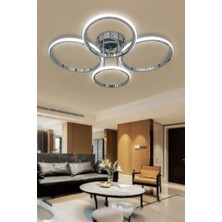 G-Light 4 Lü Yuvarlak Modern Plafonyer LED Avize