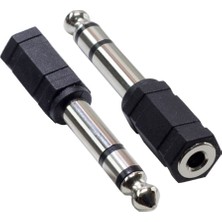 OEM 6,3 mm Stereo Erkek-3,5 mm Stereo Dişi Çevirici