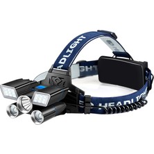 PowerMaster MX-501 5 Power Ledli Su Geçirmez 18650 Şarj Edilebilir Kafa Feneri