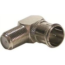 Powermaster F Konnektör 90 Derece L Fiş Quick