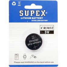 Supex CR3032 3V Lityum Pil 1'li
