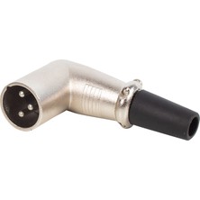 OEM Canon Fiş Erkek 90 Derece L Tip XLR Jack Fiş