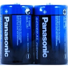 Panasonic Manganez Büyük D Boy 2'li Pil R20BE/2PS