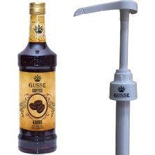 Gusse Kahve (Coffee) Aromalı Kokteyl Şurubu 700 ml ve Şurup Pompası