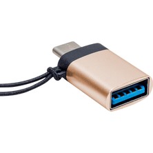 PowerMaster PM-3826 USB-A TO Type-C OTG Çevirici Adaptör