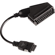 Powermaster Scart Dişi - Samsung Girişi Erkek Çevirici Kablo (Scart - HDMI Çevirici Değildir)