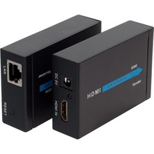 Powermaster HDMI To Cat5-Cat6 Extender 60 Metre Uzatıcı  PM-18232
