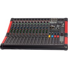 Magicvoice MV-P1200 12 Kanal USB/Bluetooth Destekli Deck Mixer