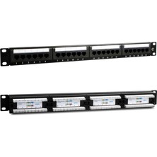 kzy mobilyal Powermaster PM-4494 24’Lü Utp Cat6 Patch Panel