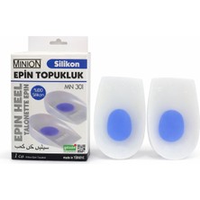 Minion Ortopedik Topuk Dikeni Silikon Tabanlık Topuk Yastığı Epin Topukluk