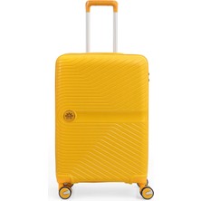Piel Lino Pıel Lıno Kabin Boy Polipropilen Valiz PL015239-S Sarı