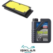 GİVİS Sym Joyride 125 Liqui Moly Yağ ve Hava Filtre Bakım Seti BS0028