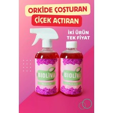 yeşil vadi orkide mucize besin çiçek açtıran 500ml 2 ürün tek 