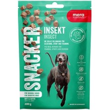 Indispensablely Mera Snacker Insect Böcekli Yumuşak Köpek Ödülü Maması 1 Adet 200 gr