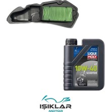 GİVİS Honda Pcx 21 24 Liqui Moly Yağ ve Hava Filtre Bakım Seti BS0012
