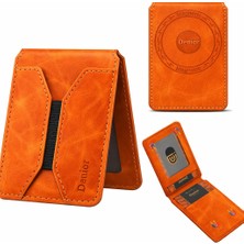 Alstrap iPhone 12 13 14 15 16 17 Uyumlu Manyetik Kartlık Pu Deri Ince Tasarım 5 Kart Kapasite