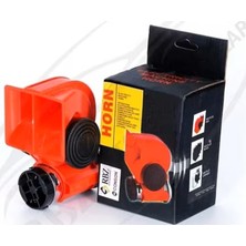 Hornet Ferrari 12 V Çift Ton Hava Korna Seti Elektrikli Kompresörlü Süper Güçlü Ses 115DB