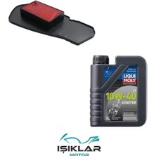 GİVİS Kuba Newlight 125 Liqui Moly Yağ ve Hava Filtre Bakım Seti BS0017
