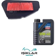 GİVİS Sym Fiddle 3 125 Liqui Moly Yağ ve Hava Filtre Bakım Seti BS0034