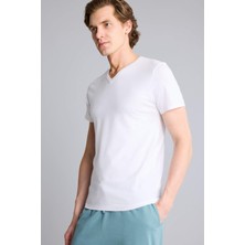 DeFacto Slim Fit Bisiklet Yaka Basic Tişört L4884AZ26SP