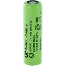 Gp 180AAH 1800MA Duz-Kafa Şarjlı Kalem Pil