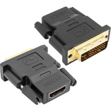 Powermaster HDMI Dişi - DVI Erkek 24+5 Çevirici