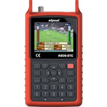 Alpsat AS06-STC Satfinder 6 HD Slim Görüntülü Uydu Bulucu-AHD Test Cihazı