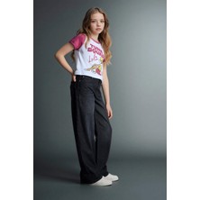DeFacto 90's Wide Leg Geniş Paça Jean Pantolon Kız Çocuk G4647A826SP
