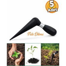 Normadia 5'li Fide Dikme ve Sökme Aleti Seti, Siyah Plastik, 18 cm