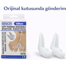 Minion Baş Parmak Kemik Koruyucu Bunyon Iki Parmağa Geçen Silikon Makaralı Başparmak Halluks Valgus