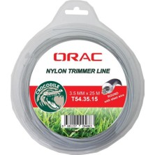 Normadia 3.50 mm 24 M Yuvarlak Telli Gri Tırpan Misinası