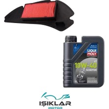 GİVİS Honda Honda Pes 125 Liqui Moly Yağ ve Hava Filtre Bakım Seti BS0037