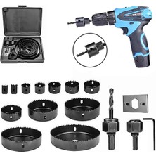 Normadia Ahşap Panç Seti 16 Parça, Kartonpiyer ve Alçıpan Delik Açma