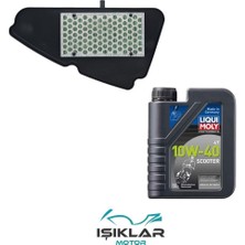 GİVİS Honda Dio 110 Liqui Moly Yağ ve Hava Filtre Bakım Seti BS0011