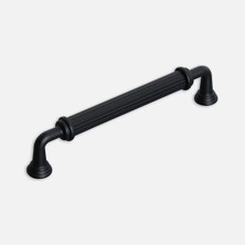 Normadia Yüksek Kalite 128 mm Siyah Kulp, Güçlü ve Şık Tasarım