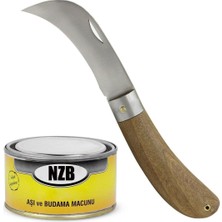 Normadia 2'li Aşı Bıçağı ve Macun Seti, Eğri Uçlu Bağ Bıçağı ve Ara Çakı