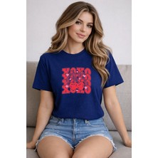 herkesemoda  Baskı Detaylı Basic T-Shirt