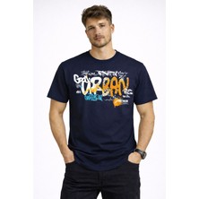herkesemoda Good Urban Yazı Detaylı Basic T-Shirt