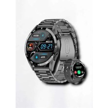 Indispensablely Suya Dayanıklı Dokunmatik Akıllı Saat Bluetooth 5.0, Sesli Asistan ve Sağlık Takibi