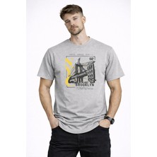 herkesemoda Nyc Brooklyn Detaylı Basic T-Shirt