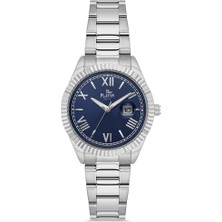 Platin Pierre HDS-PL-1159LA-A3 Takvimli Kadın Kol Saati