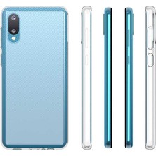 Giz Story Galaxy A02 Kılıf Gzst Süper Silikon Kapak-Renksiz