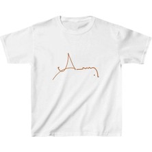 Indispensablely Uni̇sex Çocuk Baskili T-Shi̇rt - Beyaz